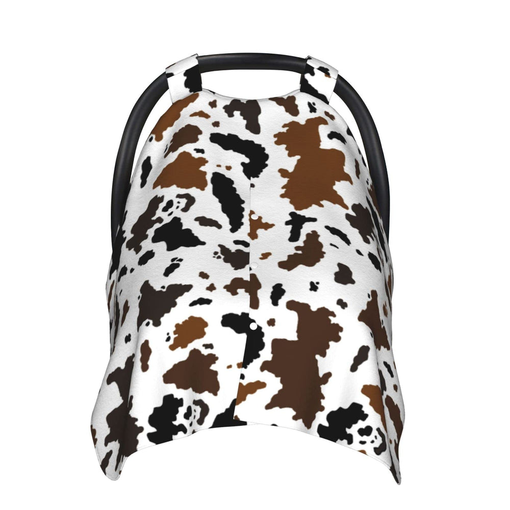 adnvswu brown-black cow skin nursing cover lets you feed discreetly anywhere.
