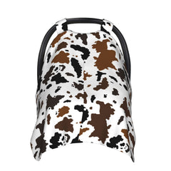 adnvswu brown-black cow skin nursing cover lets you feed discreetly anywhere.