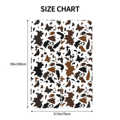 adnvswu cow print breathable fabric closeup highlights comfort during outings.