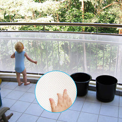 Adsoner safety net closeup weave showing sturdy mesh for kids and pets.