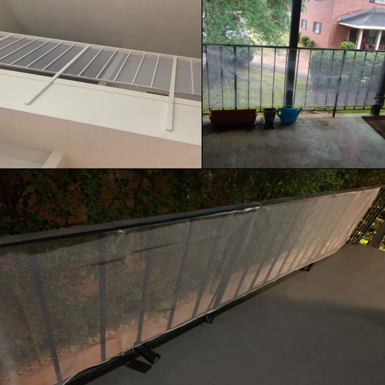 Adsoner white safety net suits indoor and outdoor balcony areas.