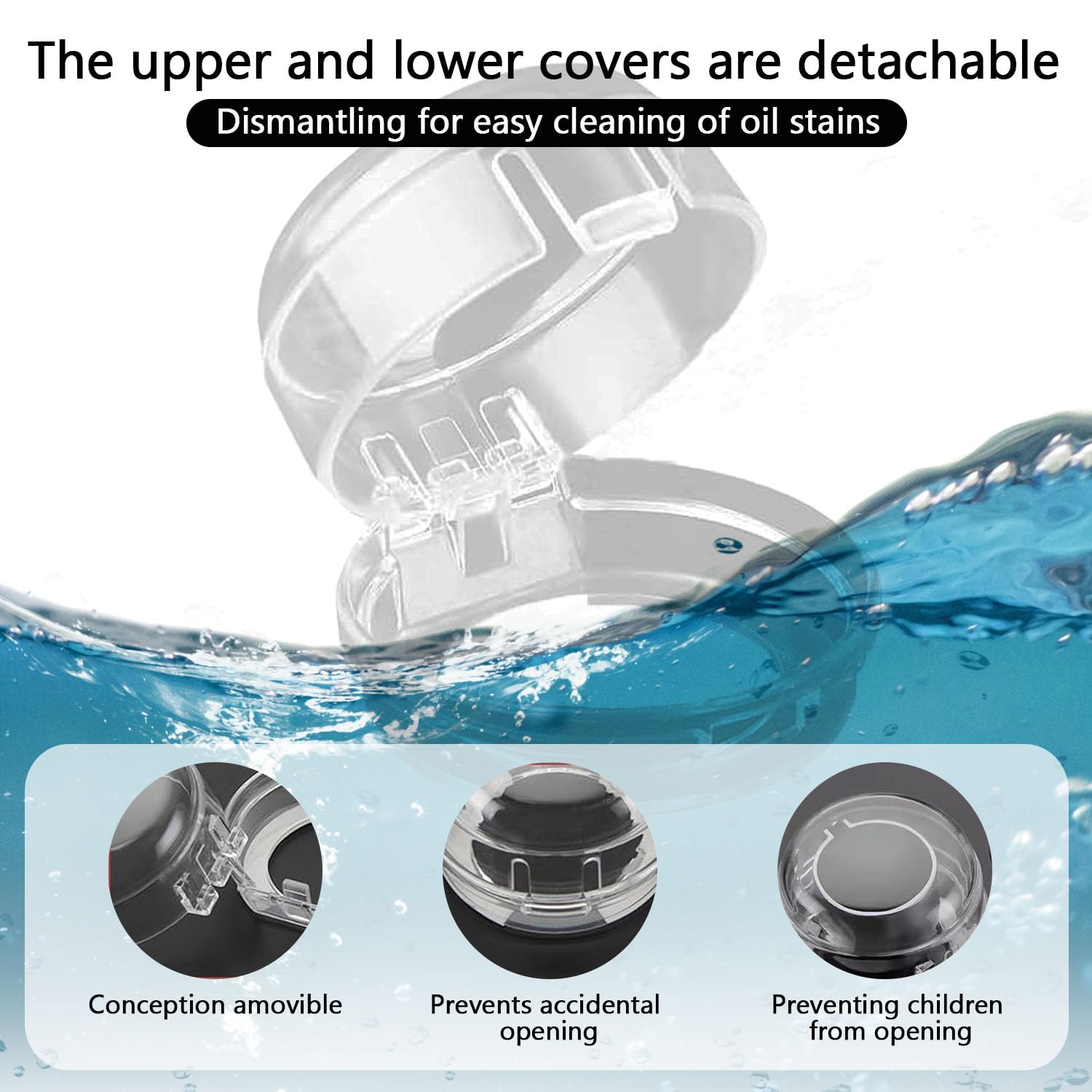 ADULLPONY heat-resistant knob cover material stays durable under high temperatures.