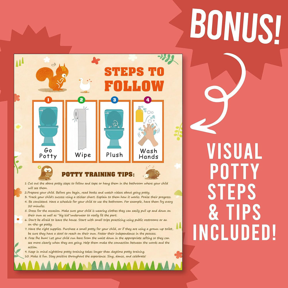 Adullpony potty chart theme-4 uses a princess motif to keep toddlers engaged.
