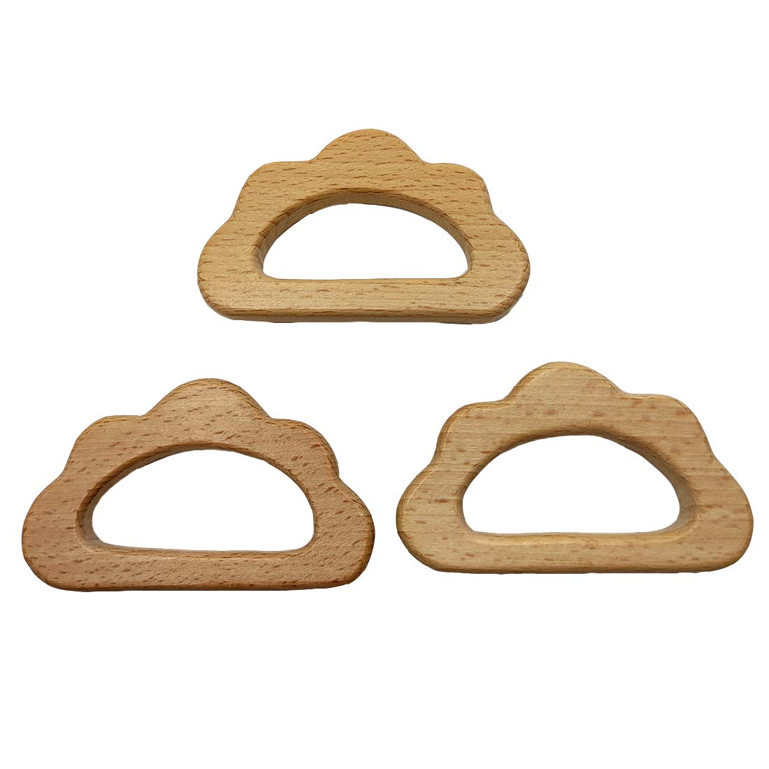 AeliPro packing-2pcs compact wooden teethers for gifting or bulk order