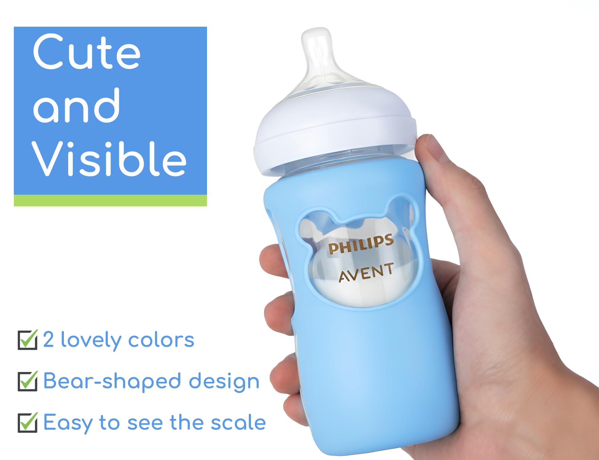 Aelop blue and turquoise sleeve pack-two offers versatile bottle coverage