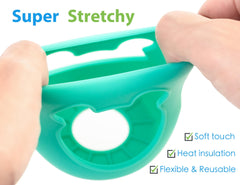 Aelop sleeve fits Philips Avent Natural 4oz bottle snugly.
