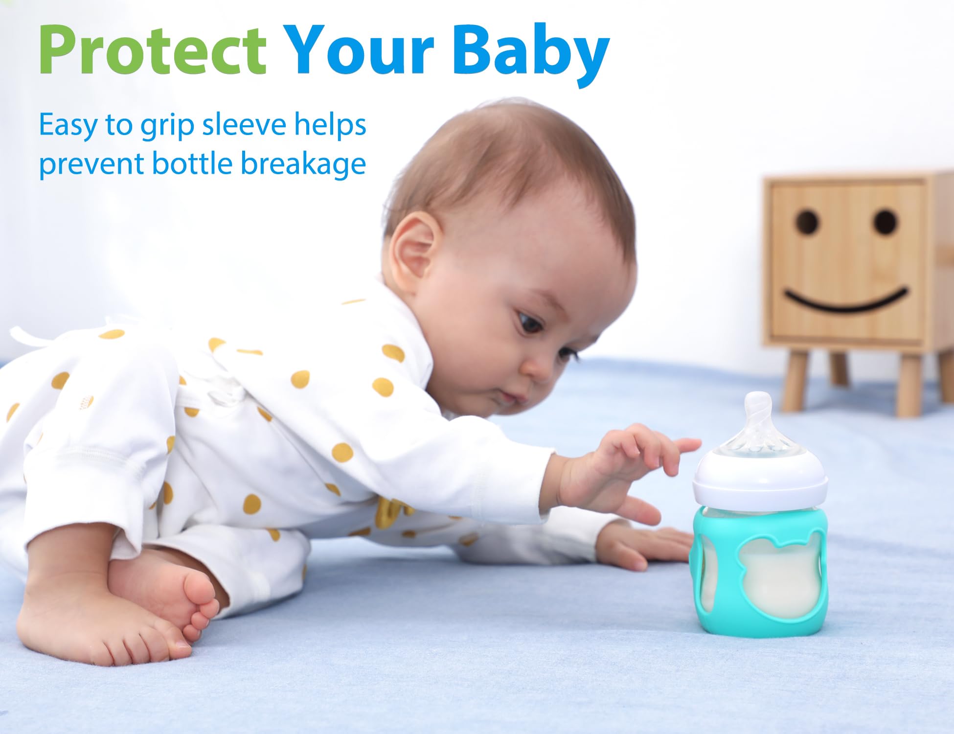 Aelop sleeve shown for travel, protecting bottles on the go.