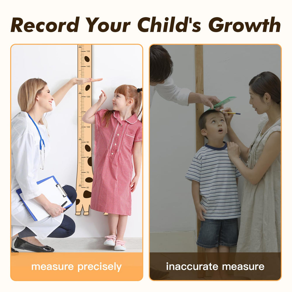 Aescwyn nursery-playroom wall decor height chart enhances room ambiance