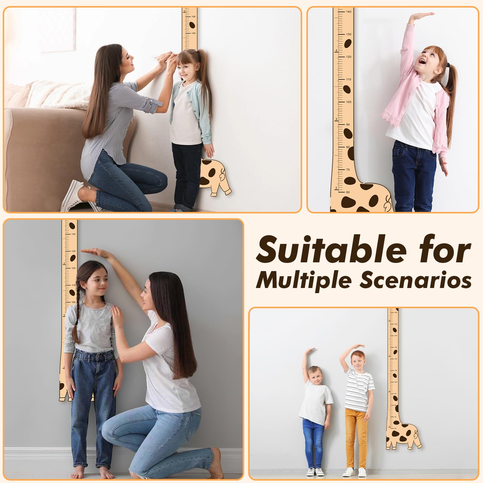 Aescwyn timeless keepsake height chart blends into heirloom-worthy decor