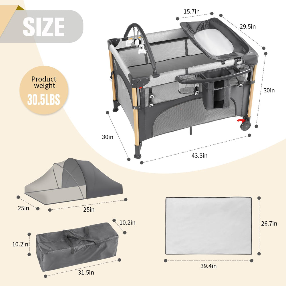 Afgbf crib-attachment creates vertical nursery option without extra furniture