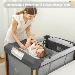 Afgbf 5in1 waterproof-changing-table surface for easy diaper changes