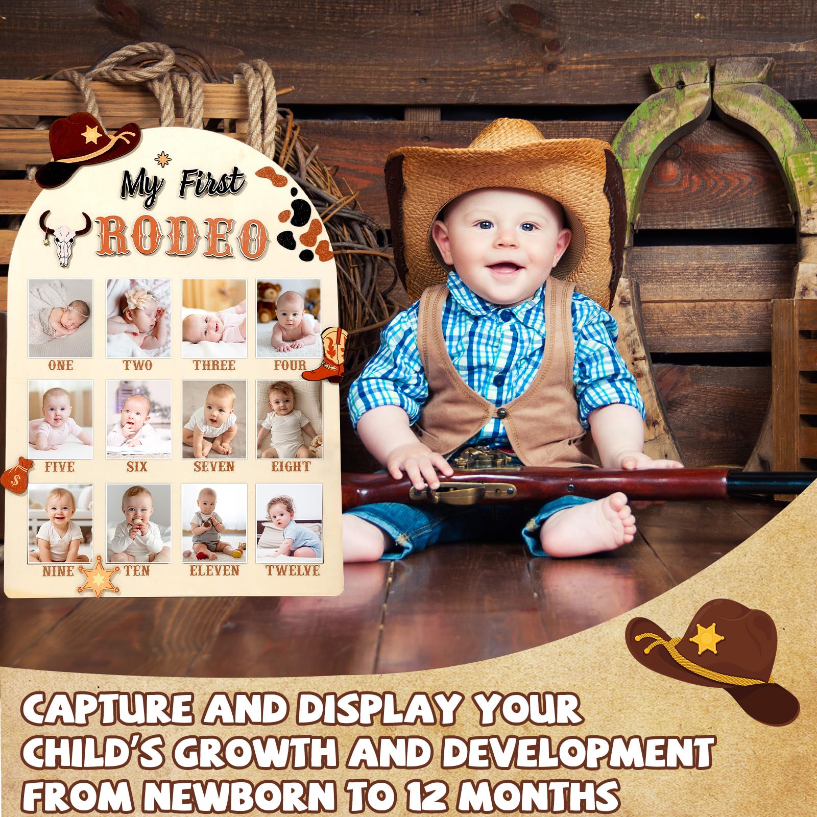 Afniimyapt Wooden sign with rounded corners offers sturdy keepsake display