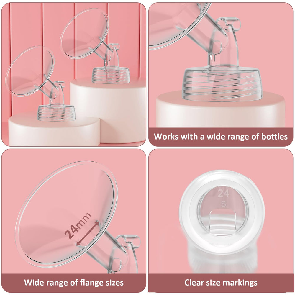 afontoto 19mm flange compatibility with wide-mouth bottles for flexible bottle options.
