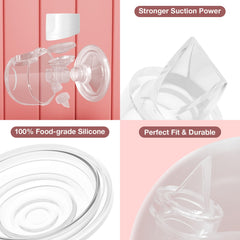 afontoto BPA-free silicone material for a safe, skin-friendly pumping experience.