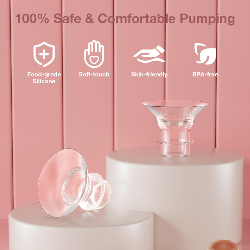 afontoto BPA-free silicone pump part for safe breast milk contact