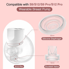 afontoto BPA-free silicone pump parts ensure baby-safe materials for every use