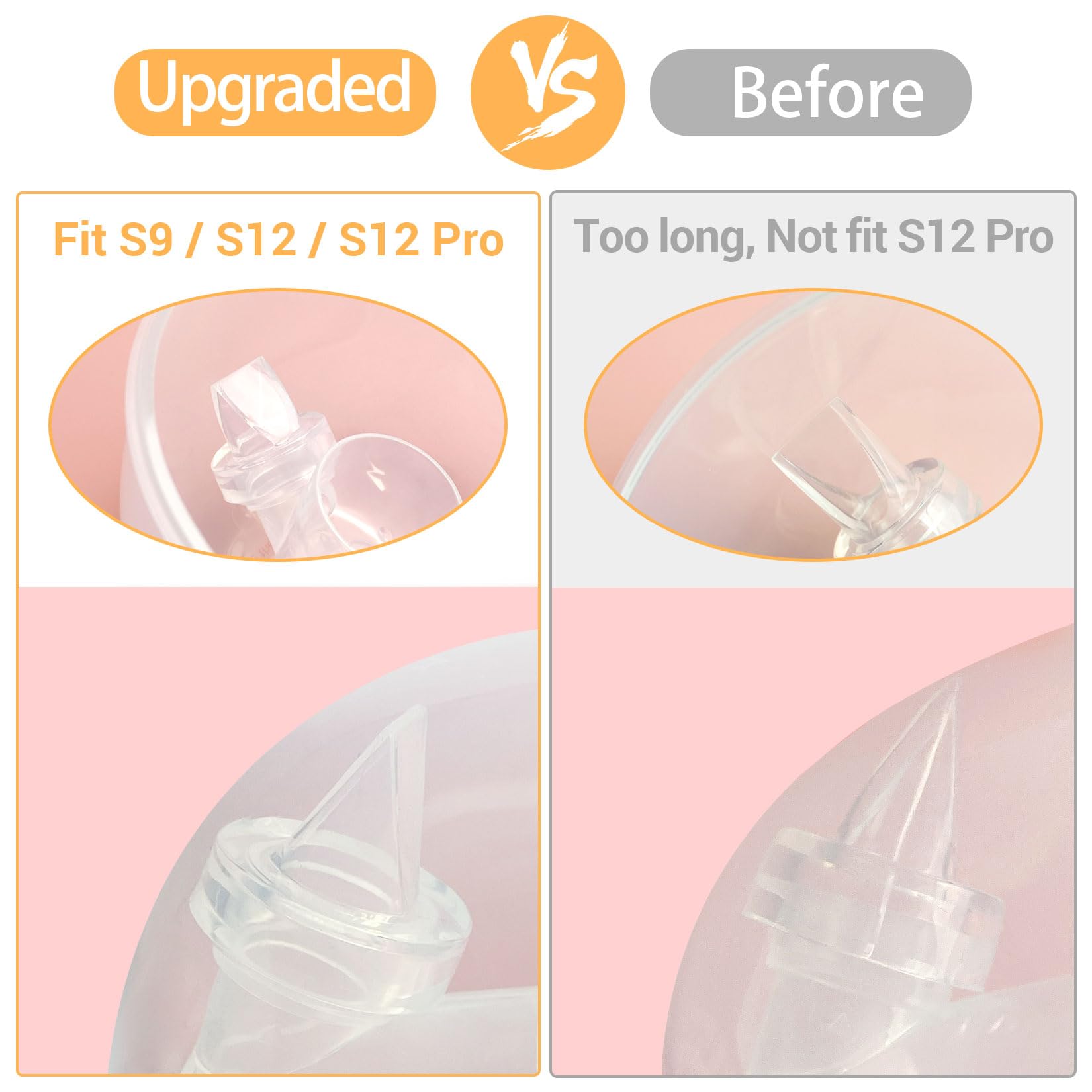 afontoto BPA-free silicone valve reassures safe contact with breast milk