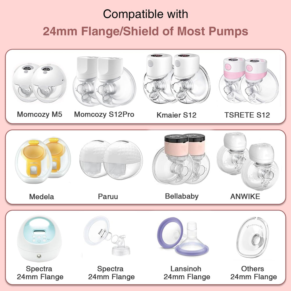 afontoto 24mm pump compatibility with Momcozy and Spectra