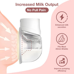afontoto compatibility with Momcozy, Spectra, eufy, Medela, TSRETE flanges for versatile pumps.