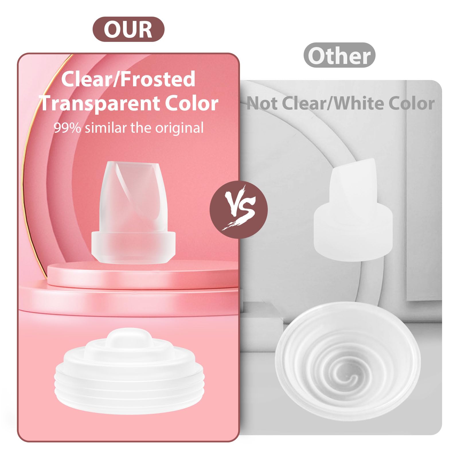 afontoto durable silicone pump parts are BPA-free and safe for breast milk.