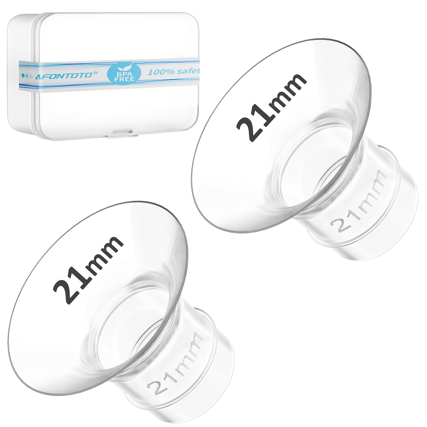 afontoto flange insert 21mm 2pc pack for comfortable pumping