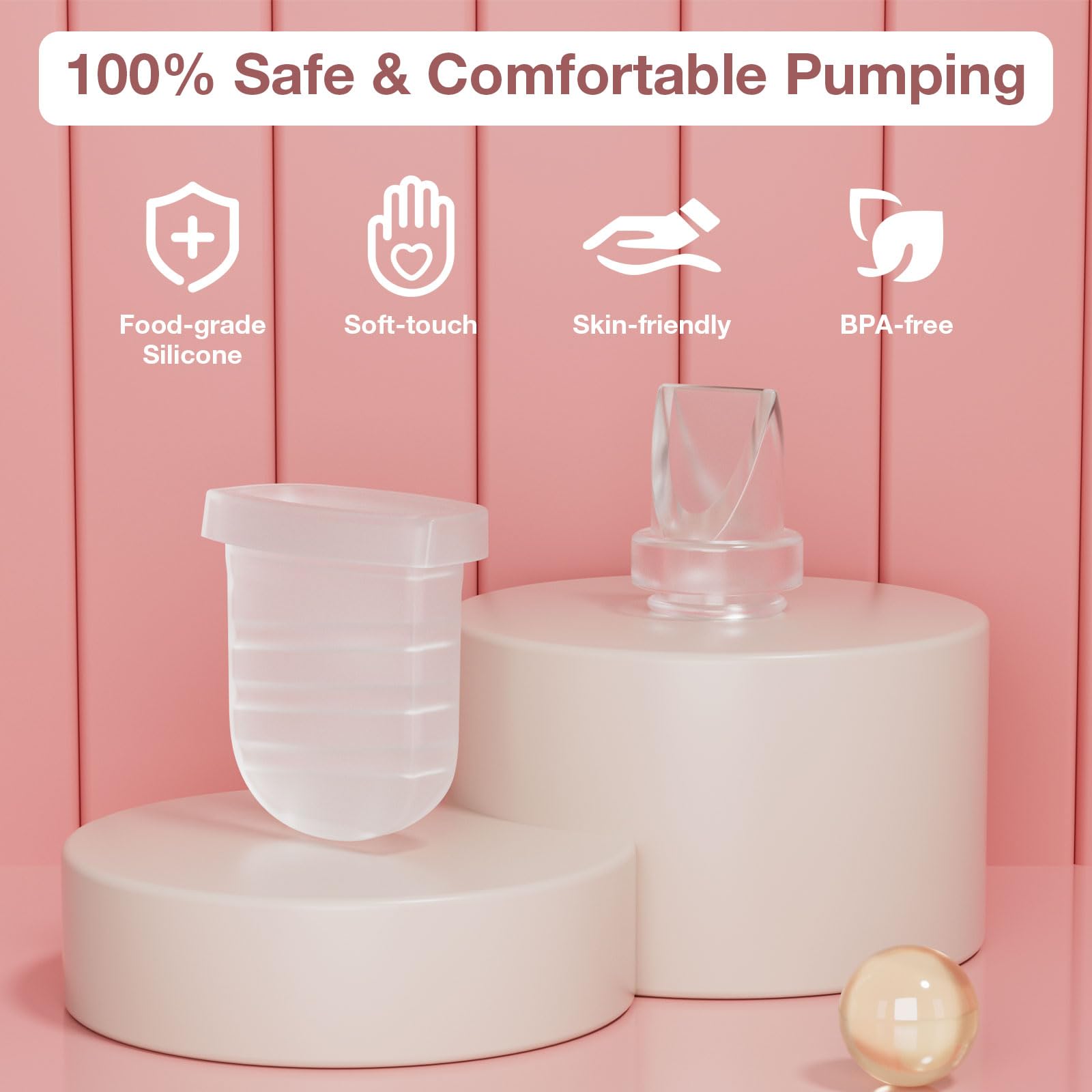 afontoto silicone diaphragm for eufy S1 provides a soft seal for comfort.