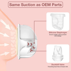 afontoto silicone diaphragm for Lansinoh discreet duo supports reliable seals and easy cleaning.