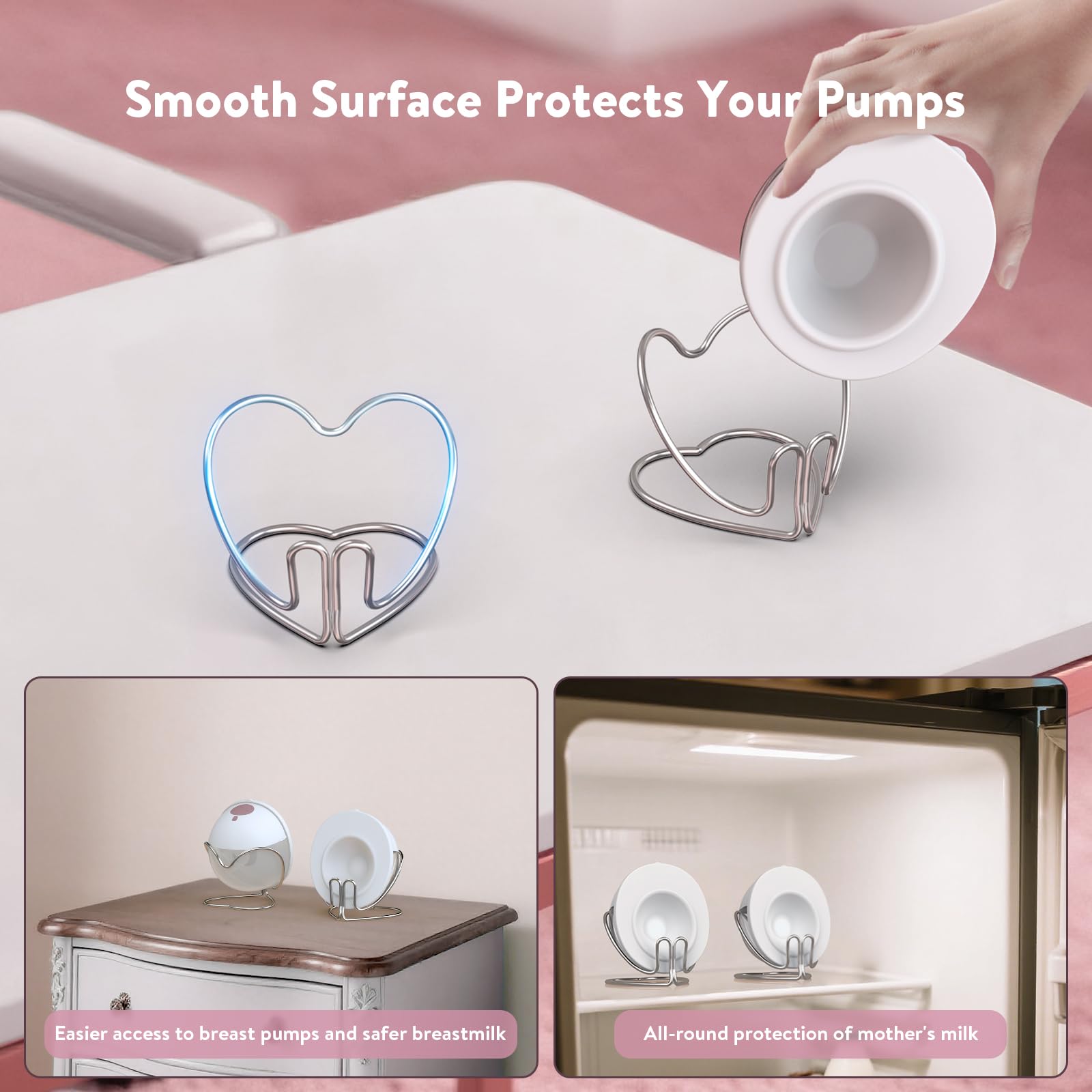 afontoto smooth surface stainless steel minimizes friction for gentle handling of pumps.
