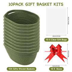 AFOROEOA gift bags and bows kit; enhances gift presentation.