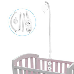 AFUNTA crib mobile arm double screw detail for sturdy, secure setup.