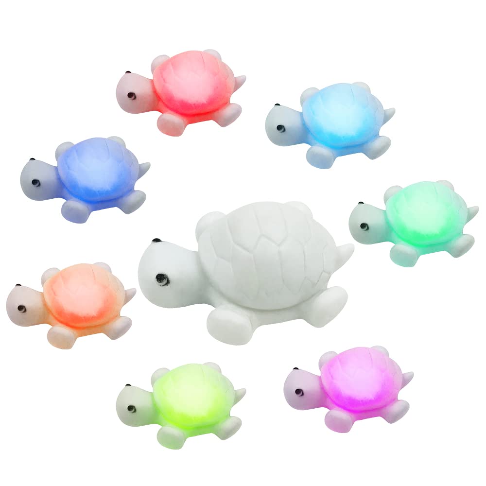 AFUNTA turtle night light pack four provides gentle ambience for kids rooms