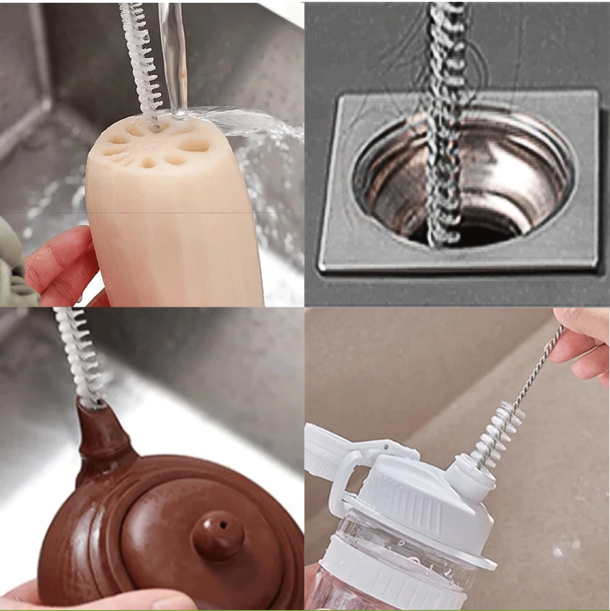 AFUUFA straw cleaner for water bottles and travel cups to simplify maintenance