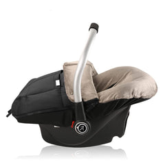 AGACAS infant car seat cover back opening facilitates easy diaper checks on the go.