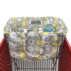 AGANS Infantmania cart cover with soft cotton padding on seat and back for baby comfort.
