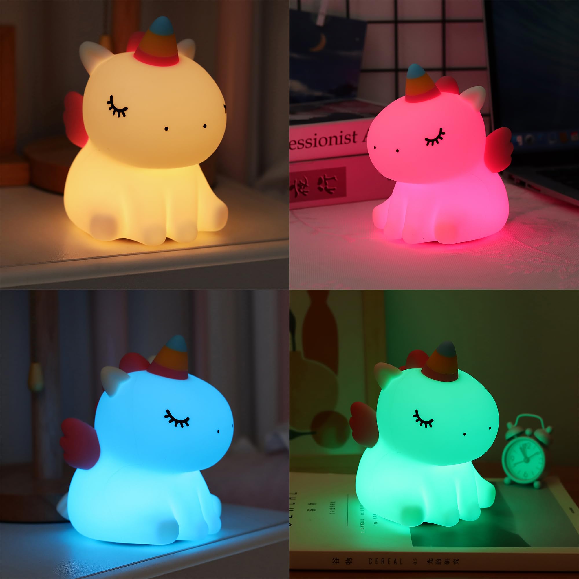 AGEK Unicorn night light makes a delightful gift for kids