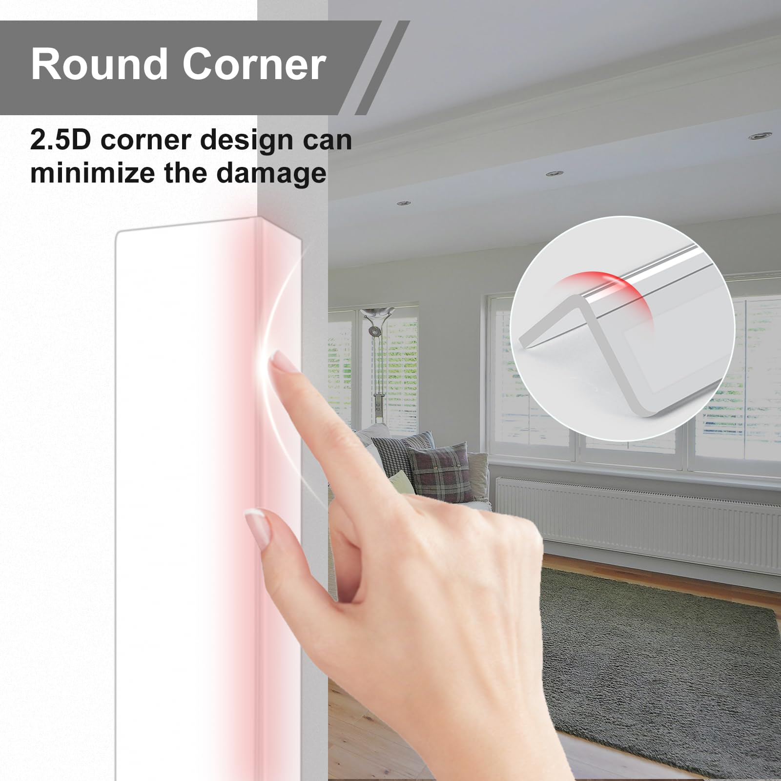 AGHITG moisture-resistant corner protector for tile and painted corners
