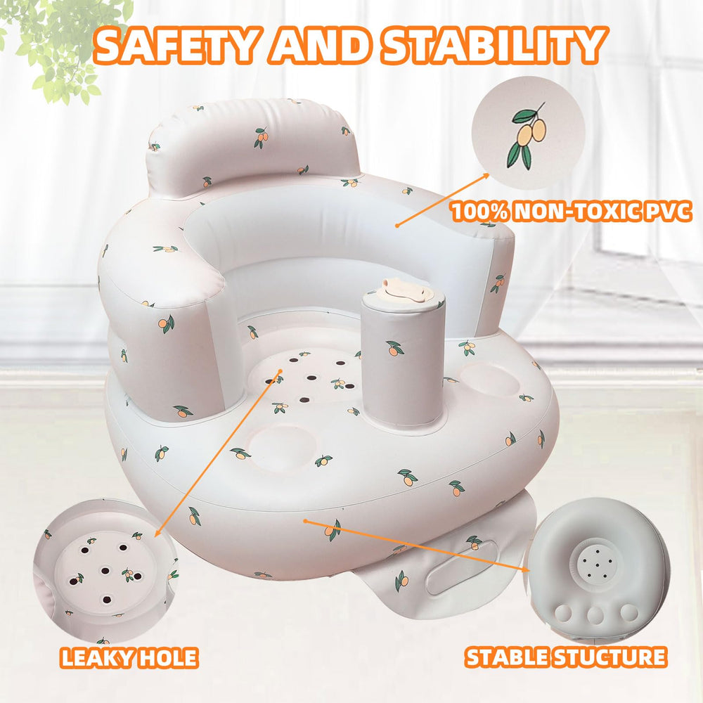 AGITVPS breathable vents help keep baby cool during longer sessions.
