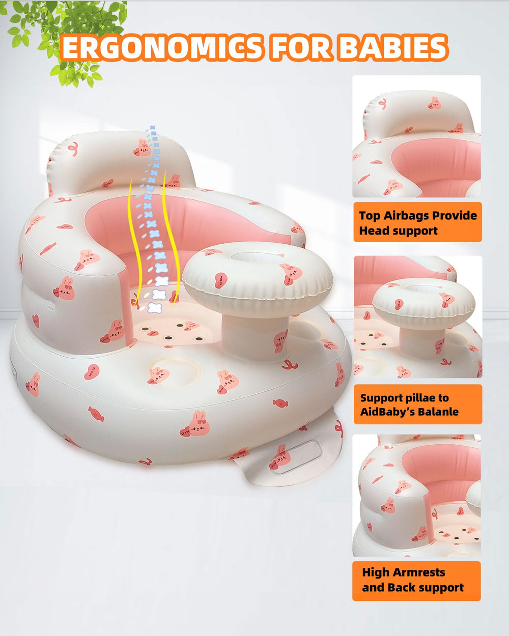 AGITVPS Upgrade tray design promotes balance and stores small items