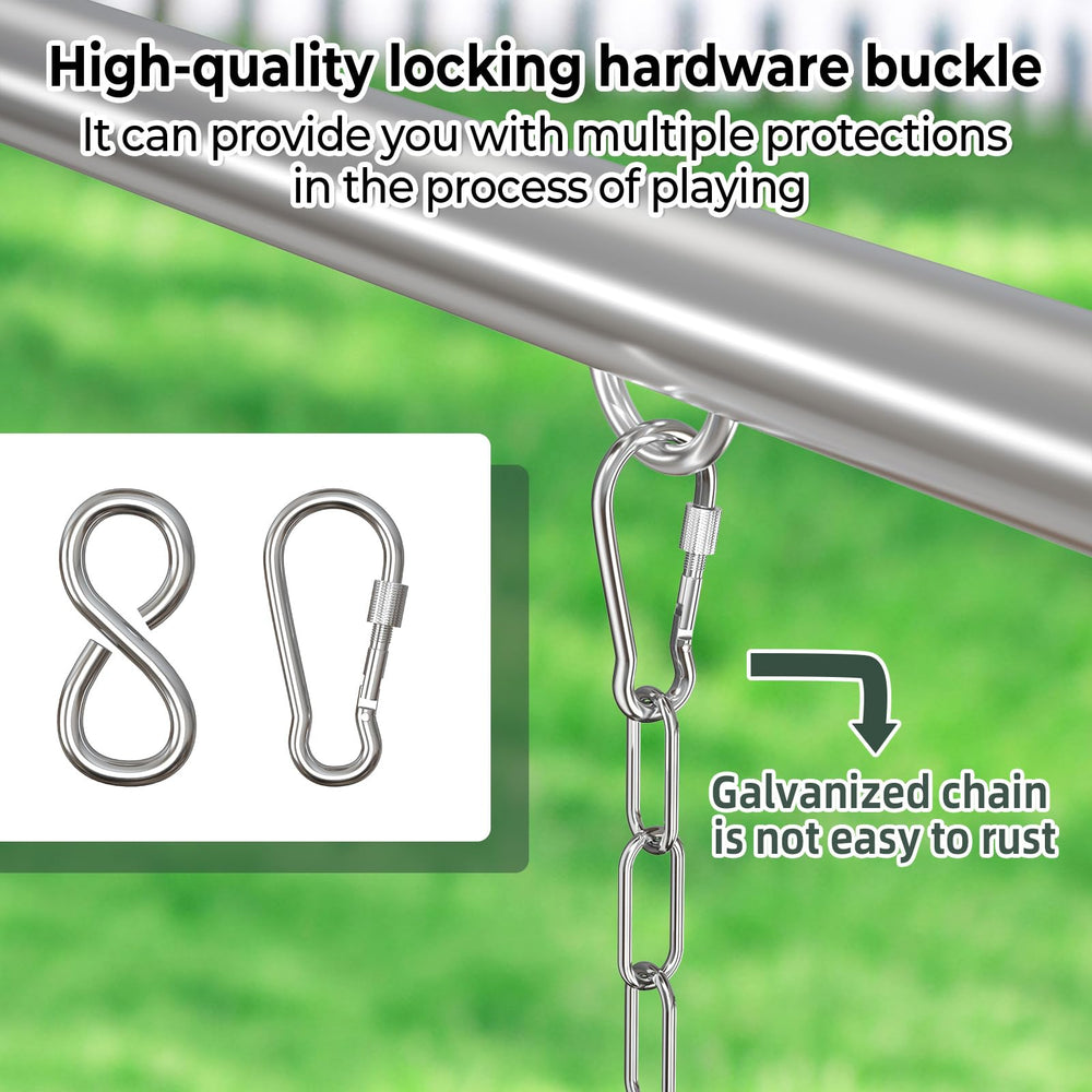 AGPTEK adjustable chain height demonstrates growing child compatibility