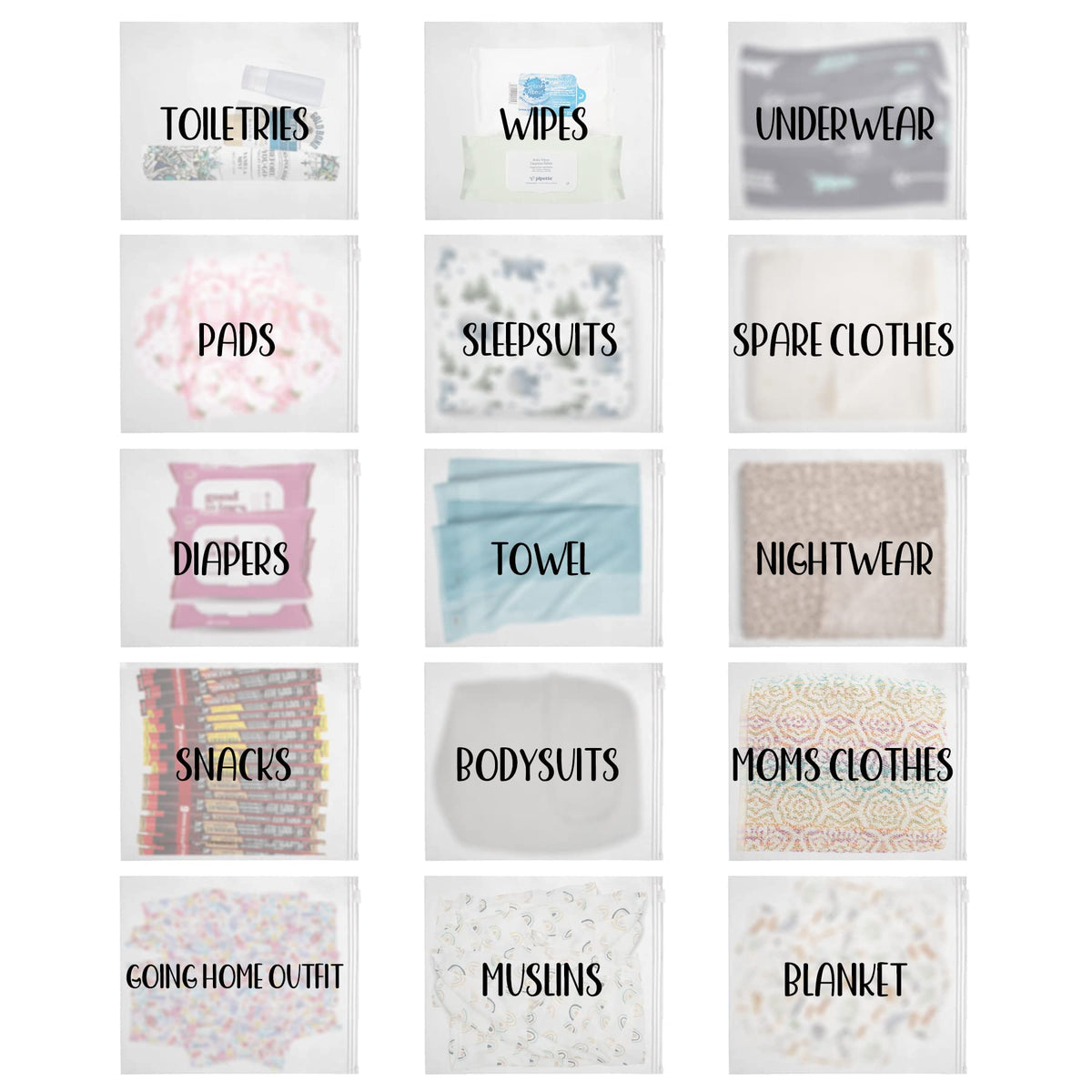 Agromusk hospital bags with labeled sections help you find items quickly.
