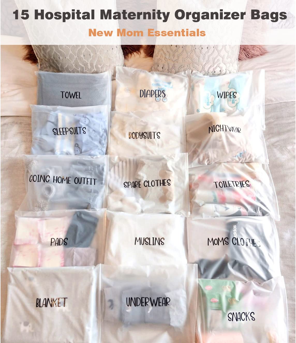 Agromusk 11x14 packs provide ample space for toiletries and baby essentials.