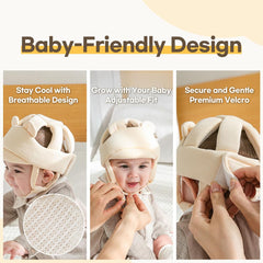 AGUARD Baby Head Protector adjustable 47–63 cm fit for growing kids.