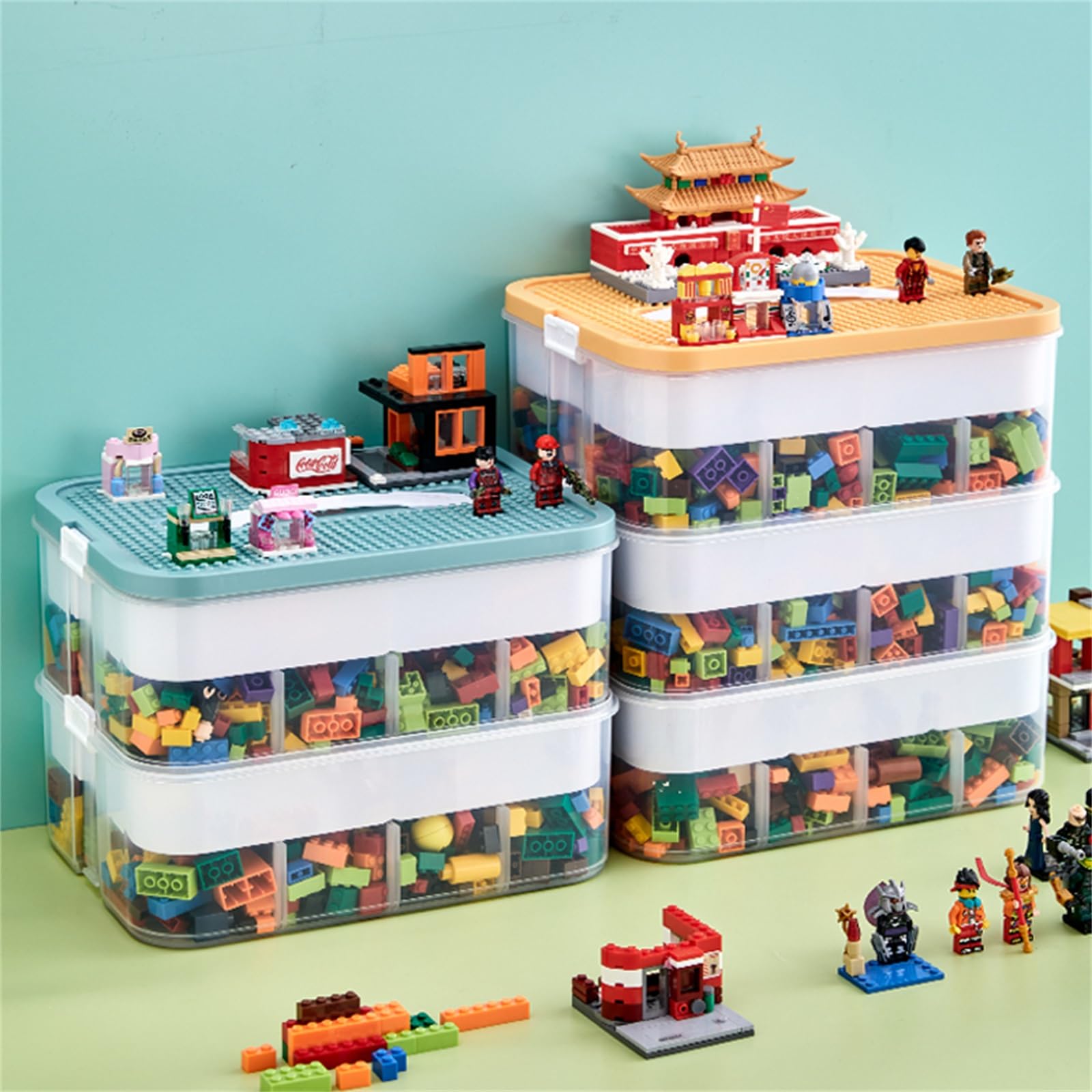 Ahathyw toy-storage-organizer multi-use storage for crafts and toys