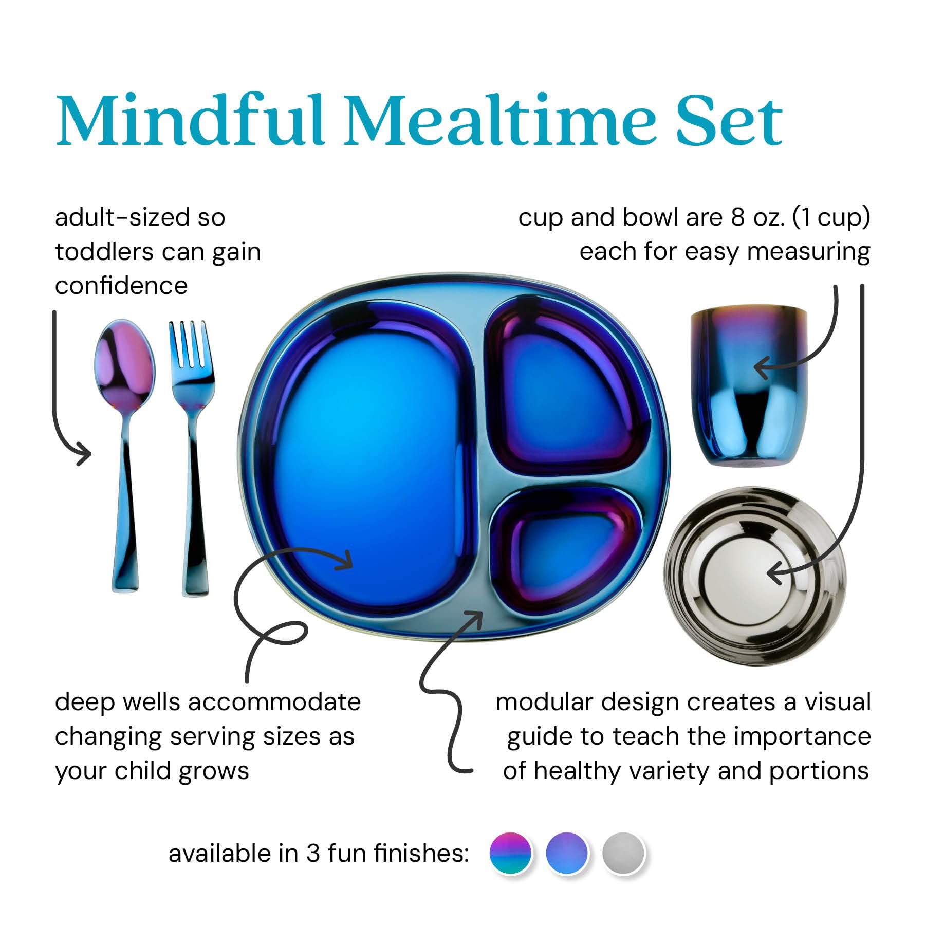 Ahimsa kids dinnerware small bowl perfect for toddler meals and snacks.