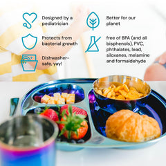 Ahimsa kids dinnerware training cup designed for confident sipping.