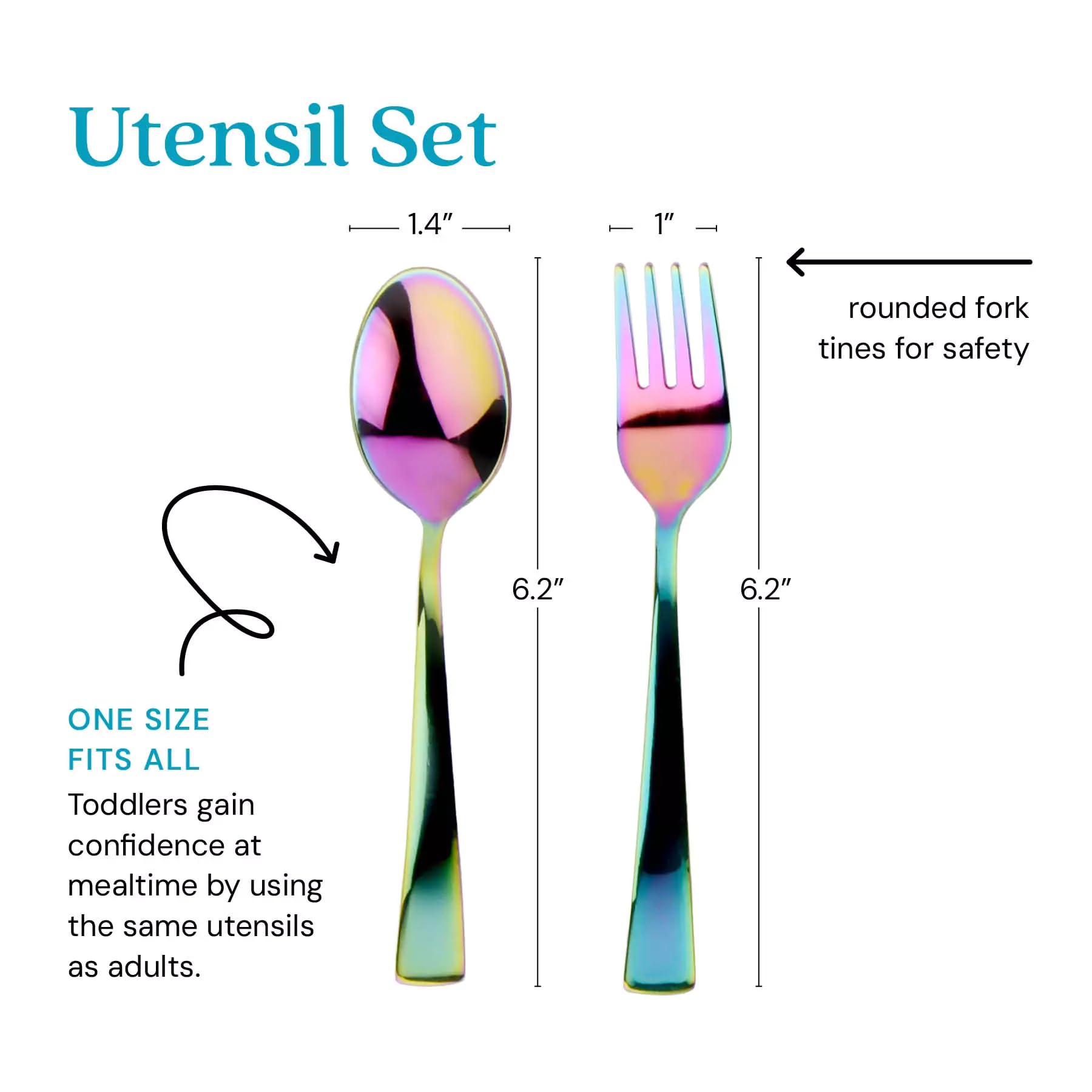 Ahimsa dishwasher-safe utensils laid out for easy cleaning after meals.
