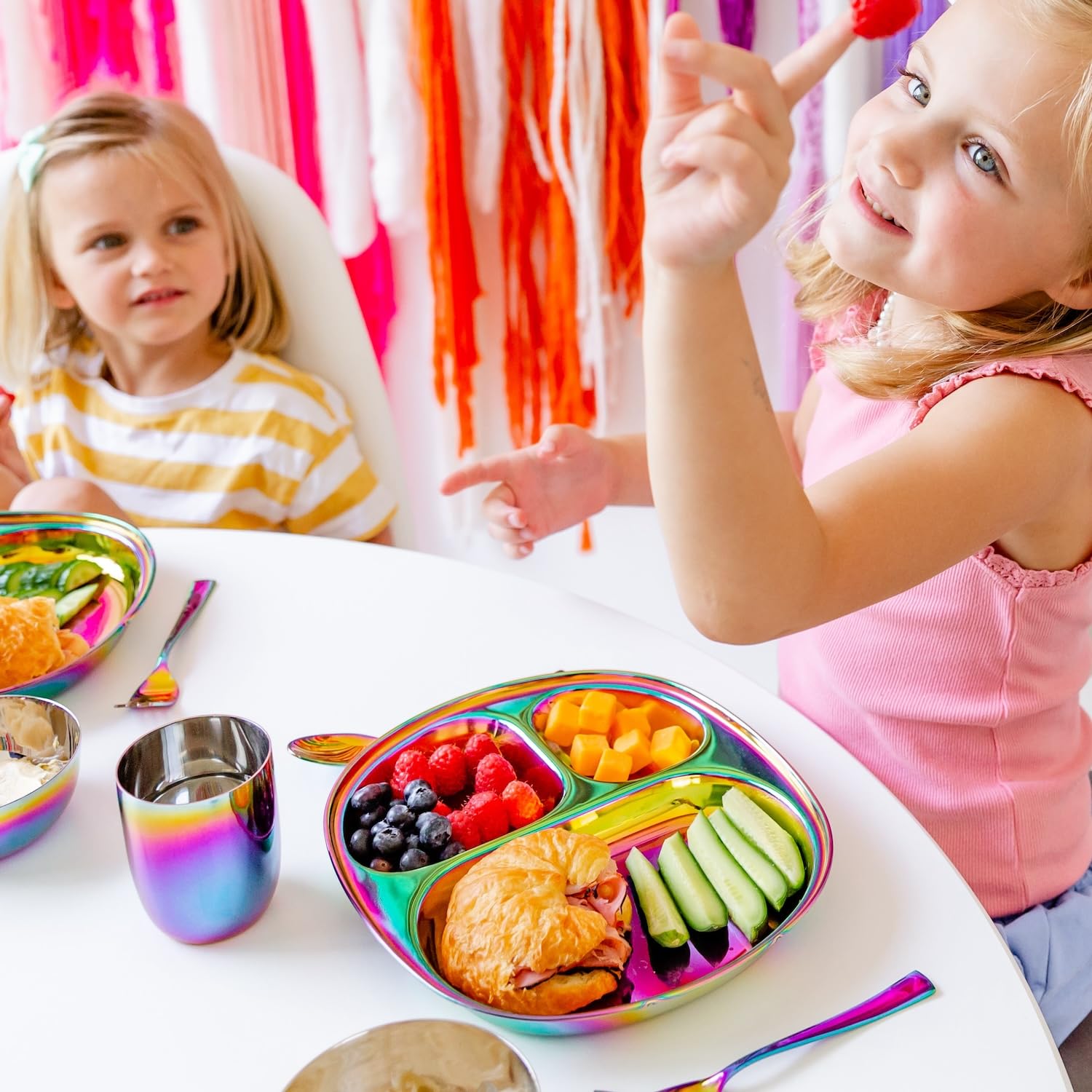 Ahimsa outdoor-ready toddler plate for adventures