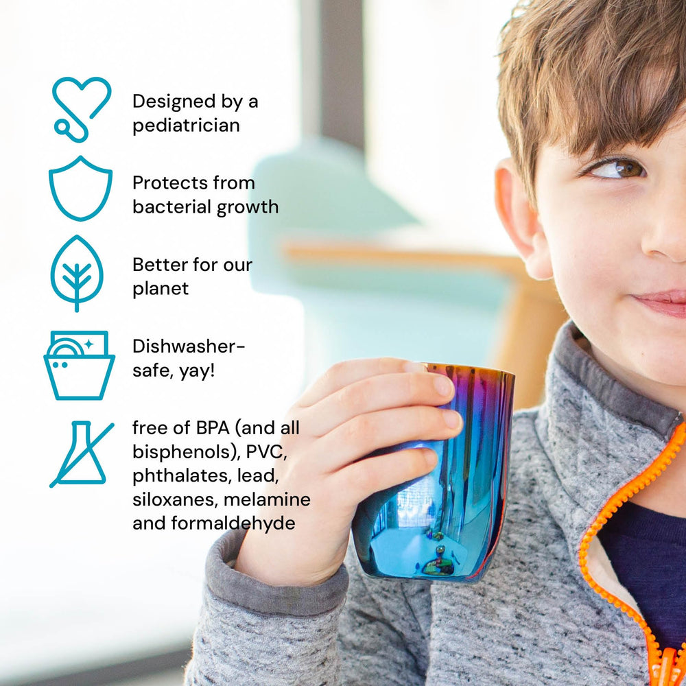 Ahimsa Stainless Steel Cup made from 304 18/8 steel preserves taste and safety.