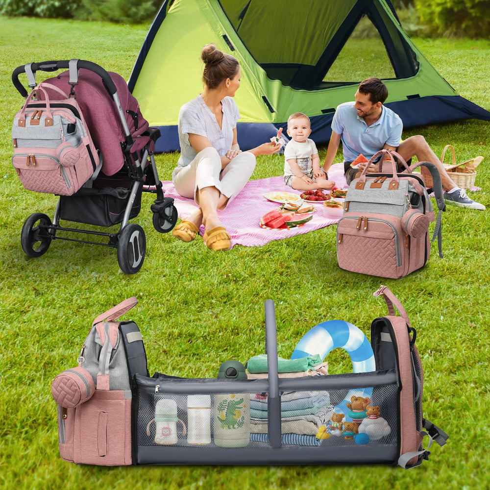 AHNTTGS diaper-bag-unisex-design suits both moms and dads with versatile style.