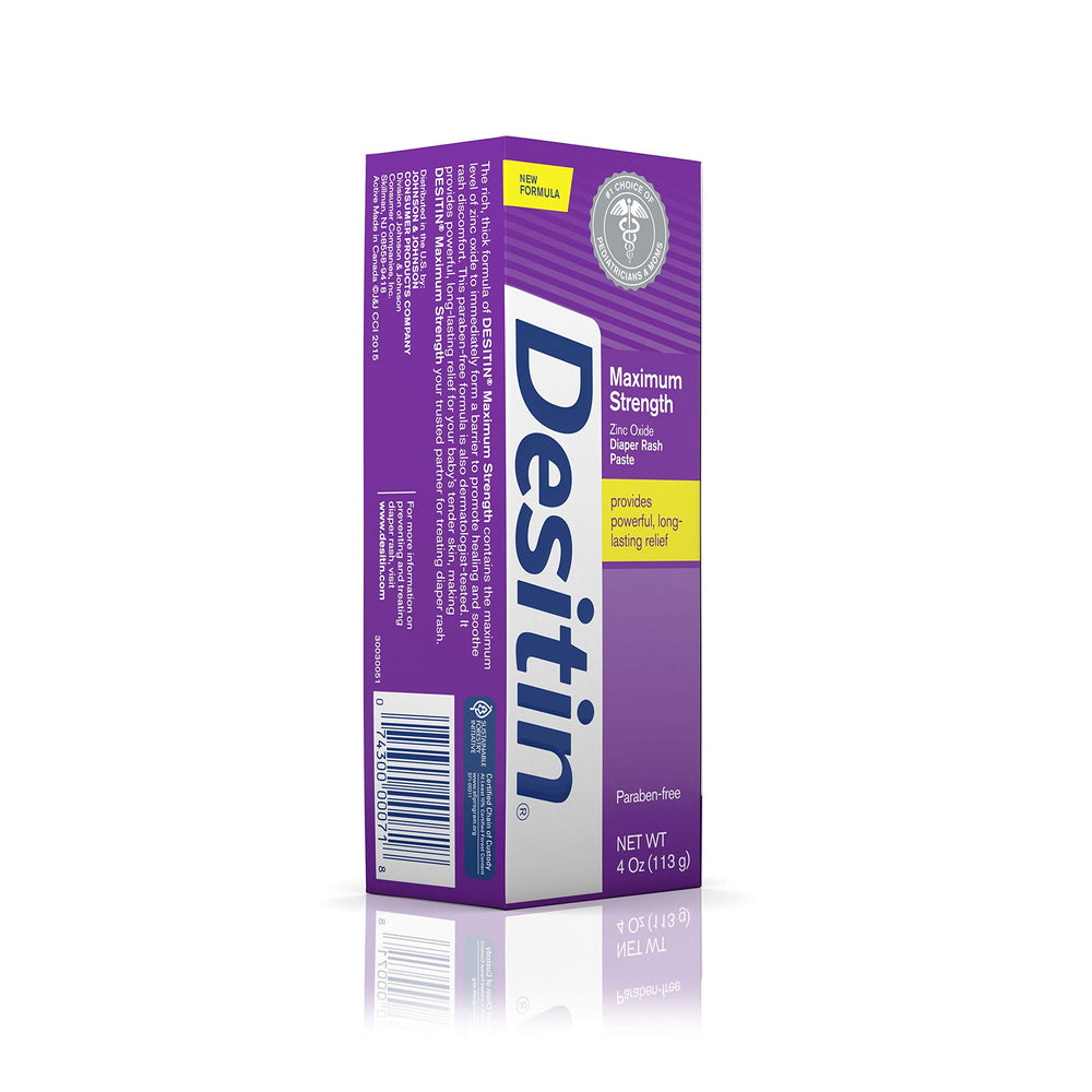 AHYGZWZSYC Desitin maximum-strength tube with overnight use concept for calmer skin through night